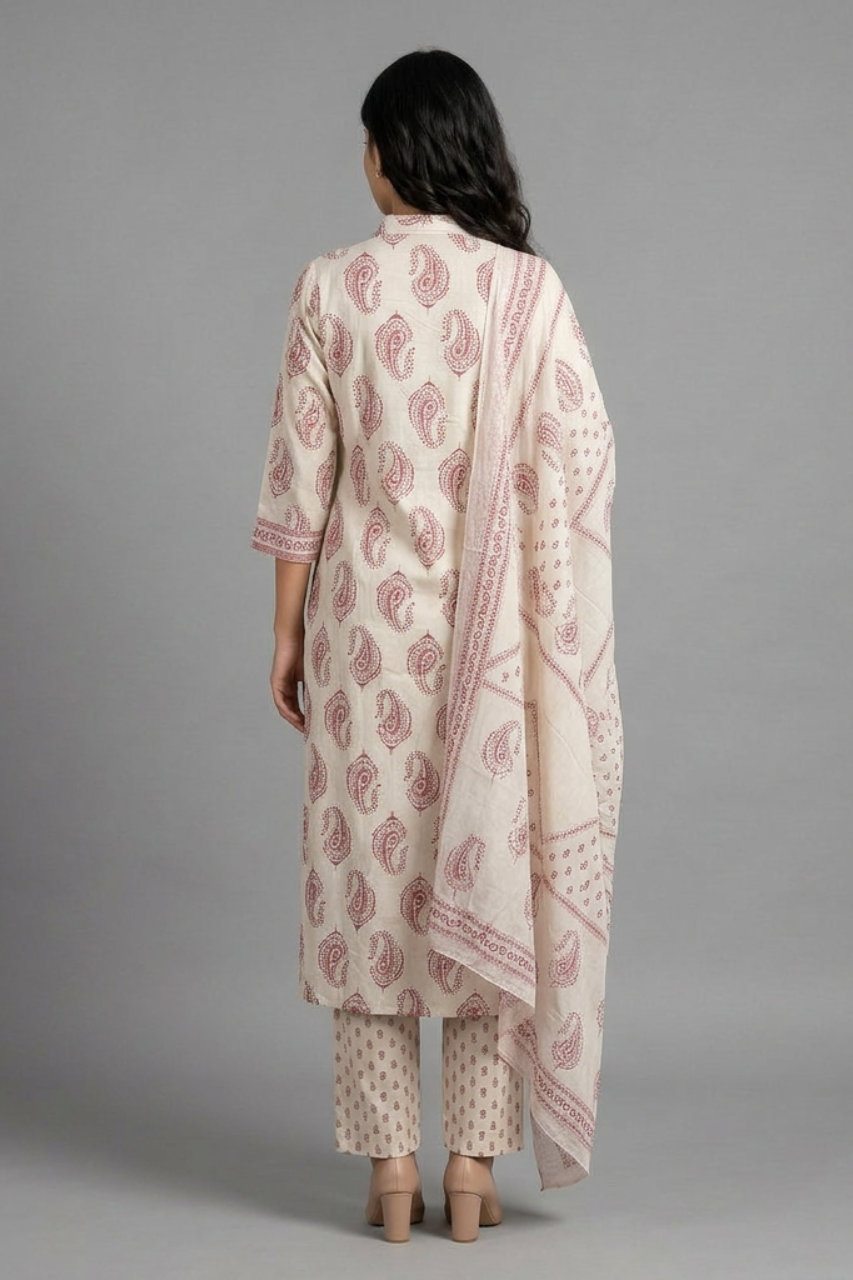 Pure Cotton Printed Suit Set