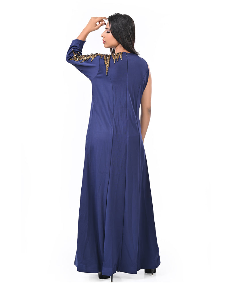 Navy Blue Sparkle Gown