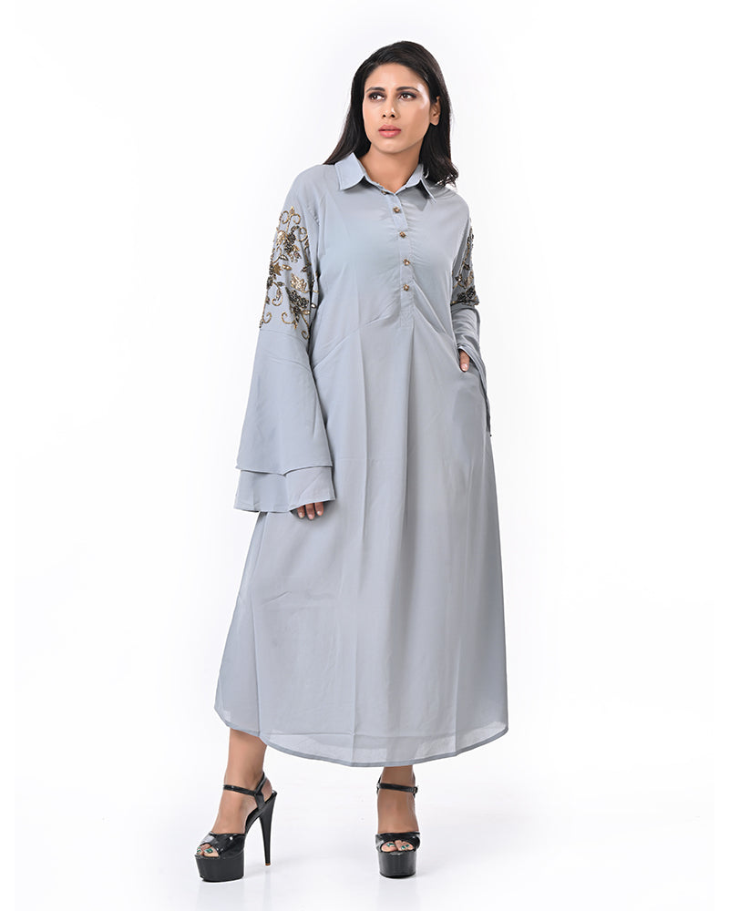 Gray Opulence Dress