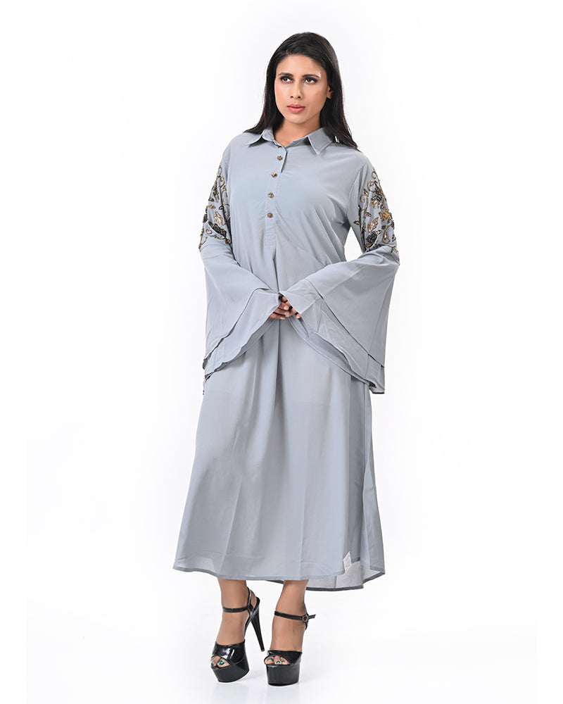 Gray Opulence Dress