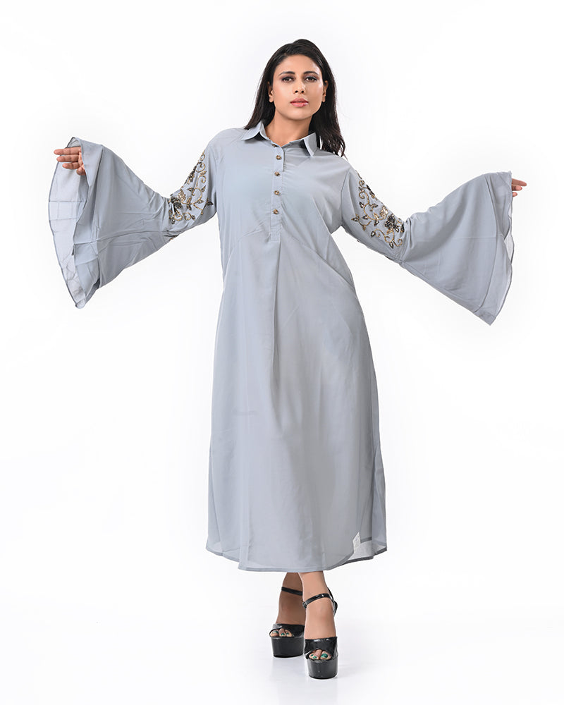 Gray Opulence Dress