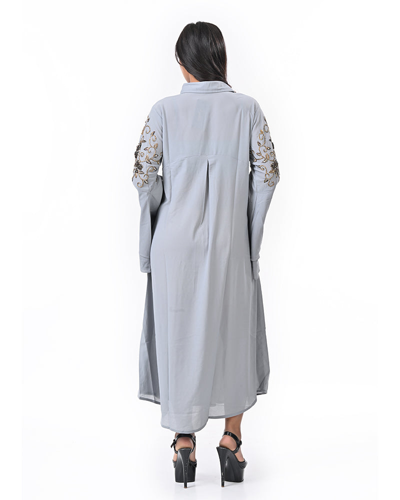 Gray Opulence Dress