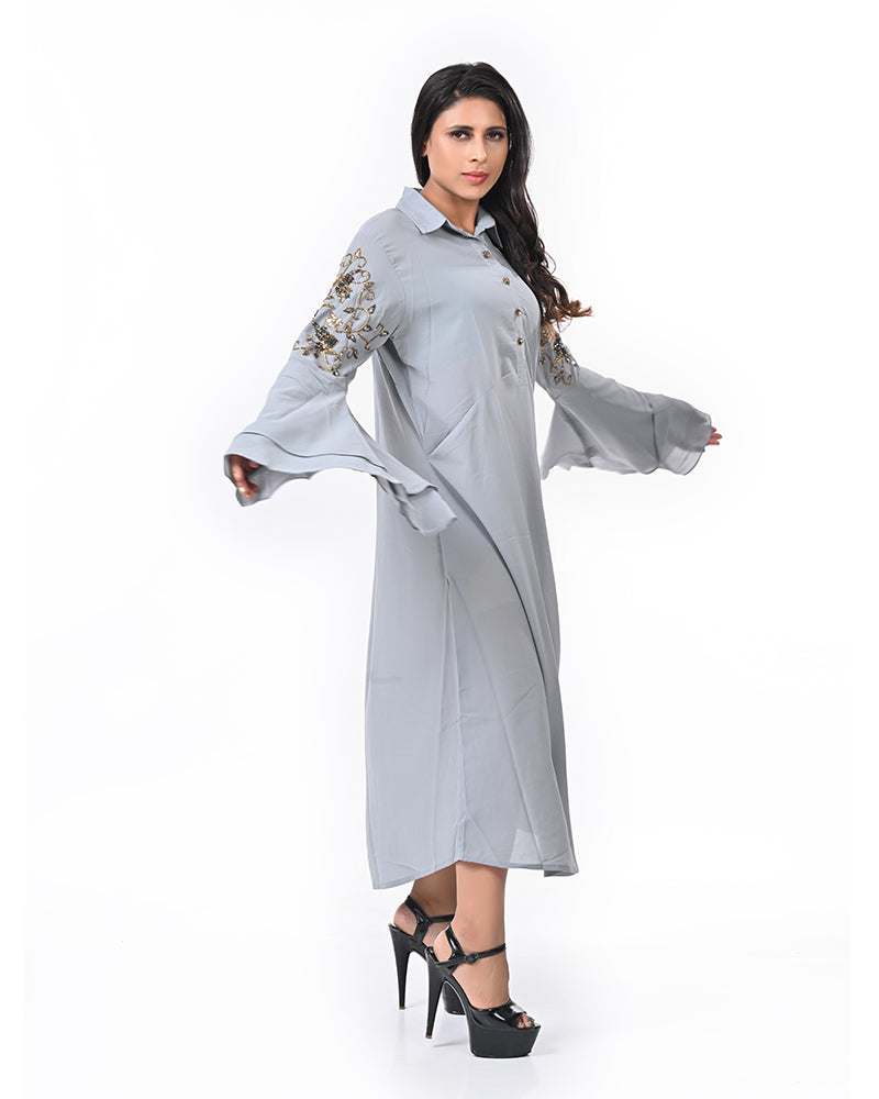Gray Opulence Dress