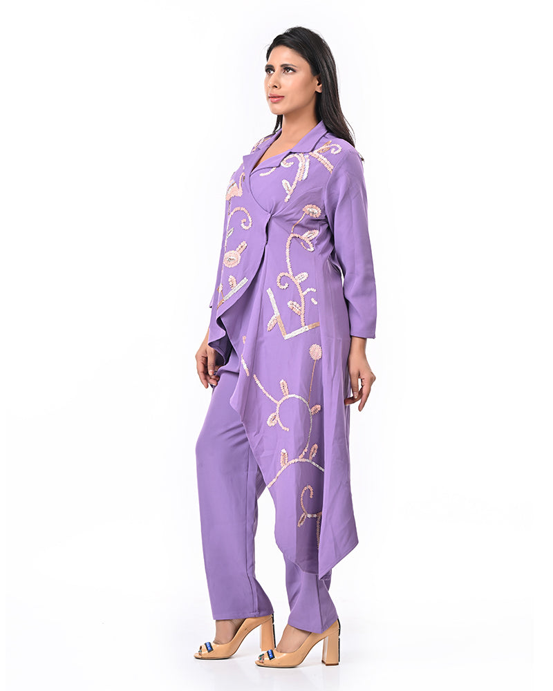 Violet Sparkle Coord Set