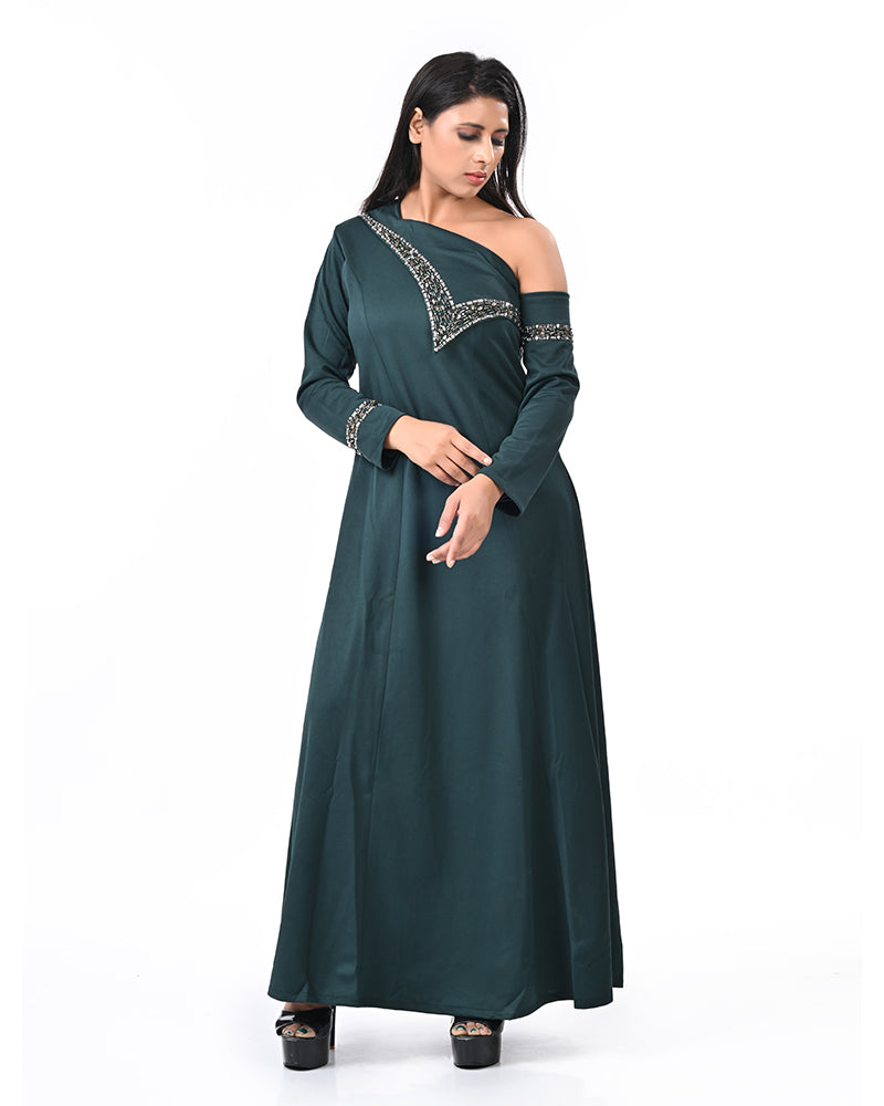 Olive Graceful Gown