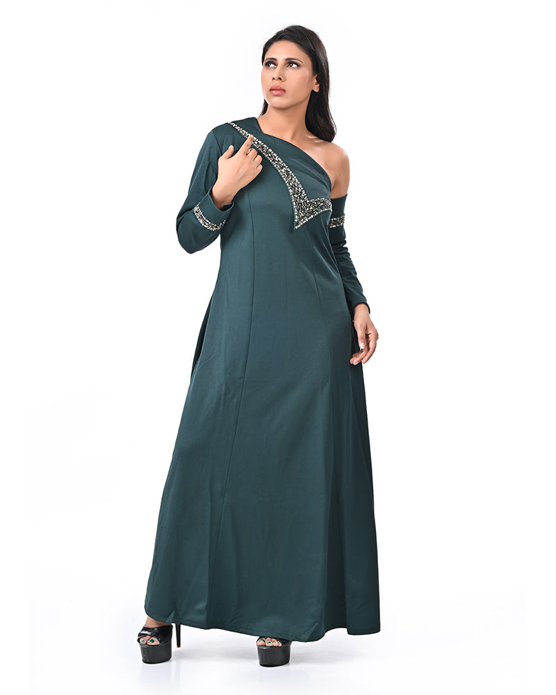 Olive Graceful Gown