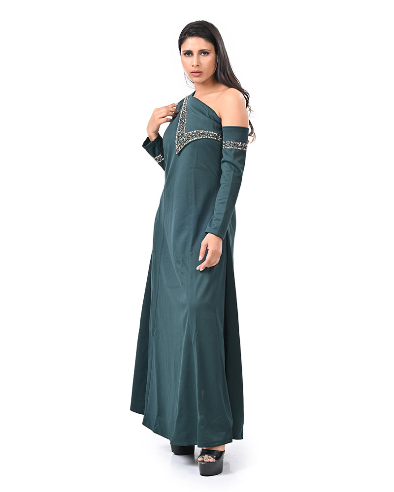 Olive Graceful Gown