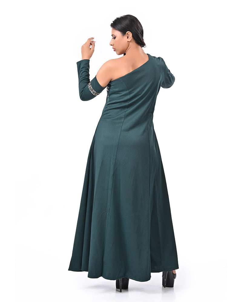 Olive Graceful Gown