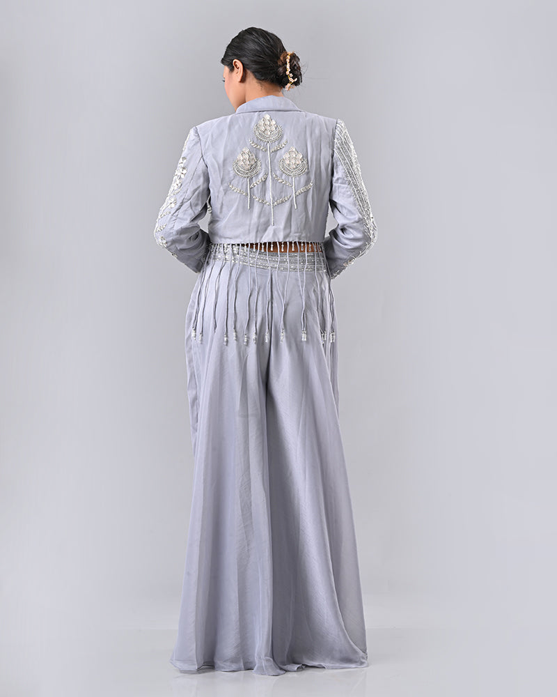 Gray Luxe Tassel Ensemble