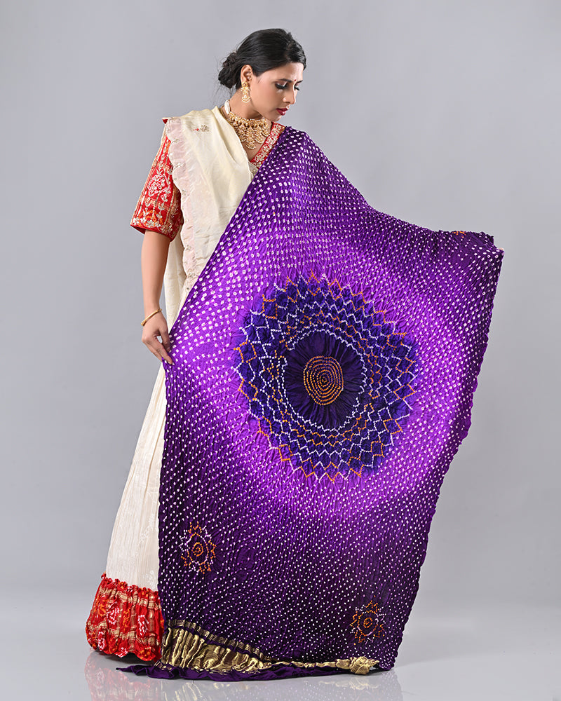 Blue Luxe Embroidered Dupatta